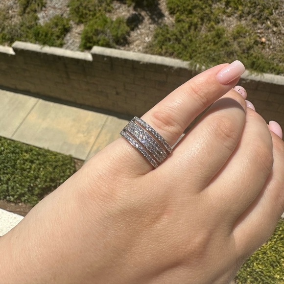 Sterling Silver Eternity Ring - Picture 3 of 4